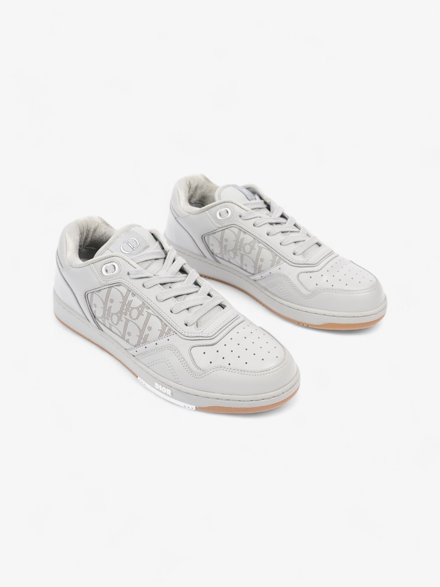 Christian Dior B27 Grey / White Leather EU 42 UK 8