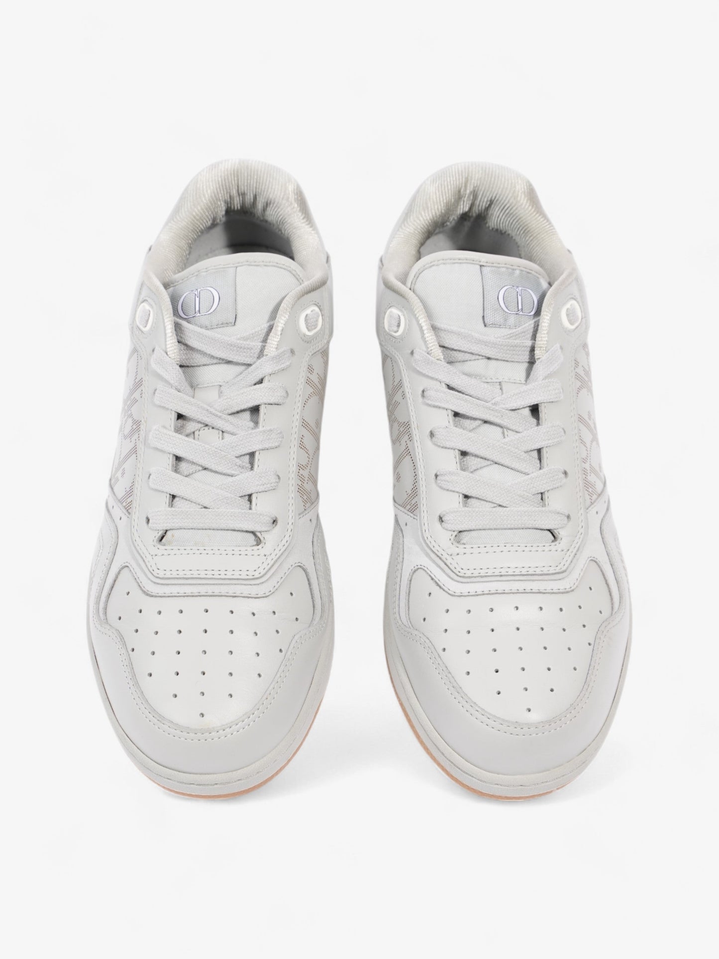 Christian Dior B27 Grey / White Leather EU 42 UK 8