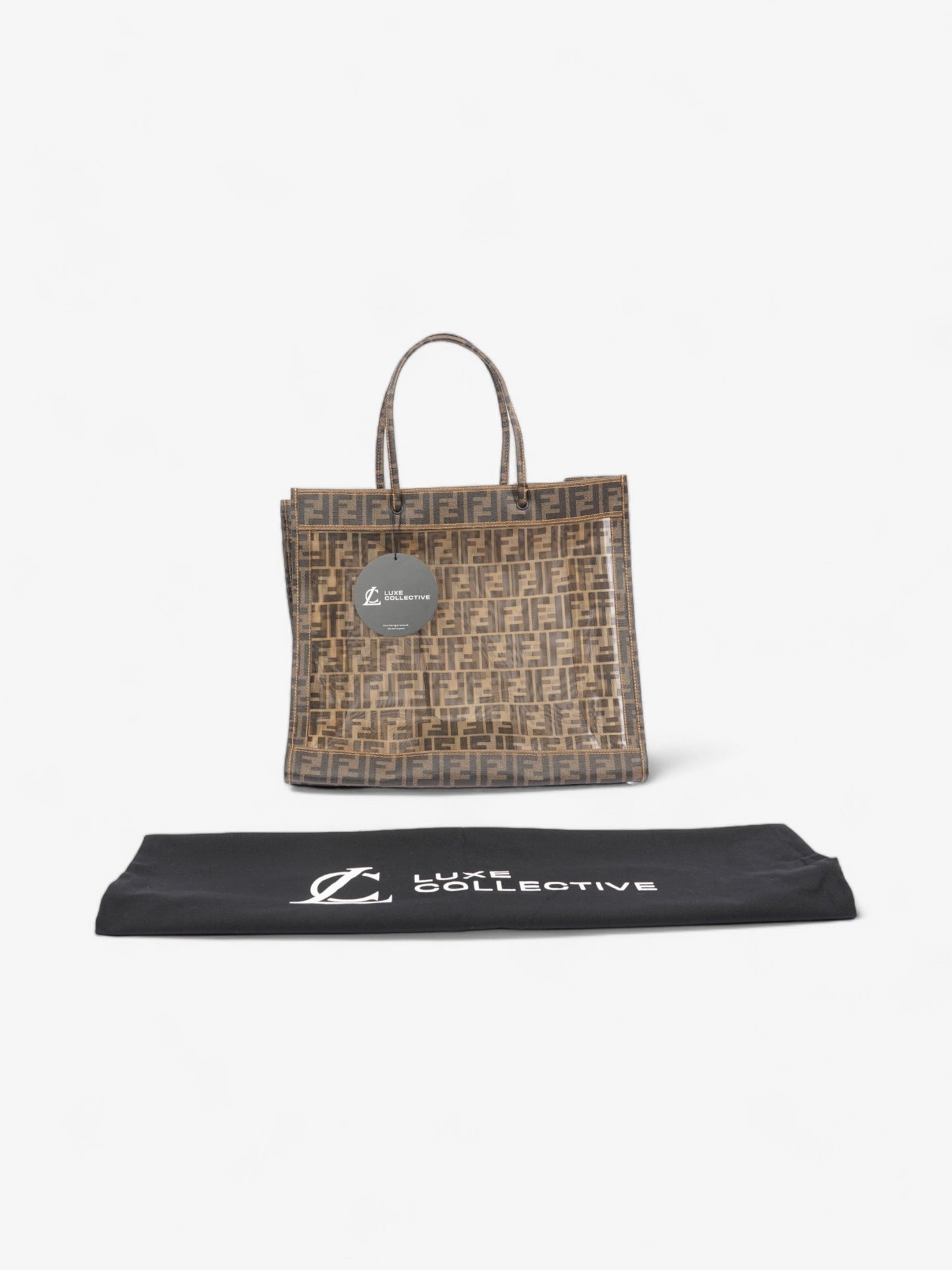 Fendi Zucca Mesh Tote Brown  Mesh