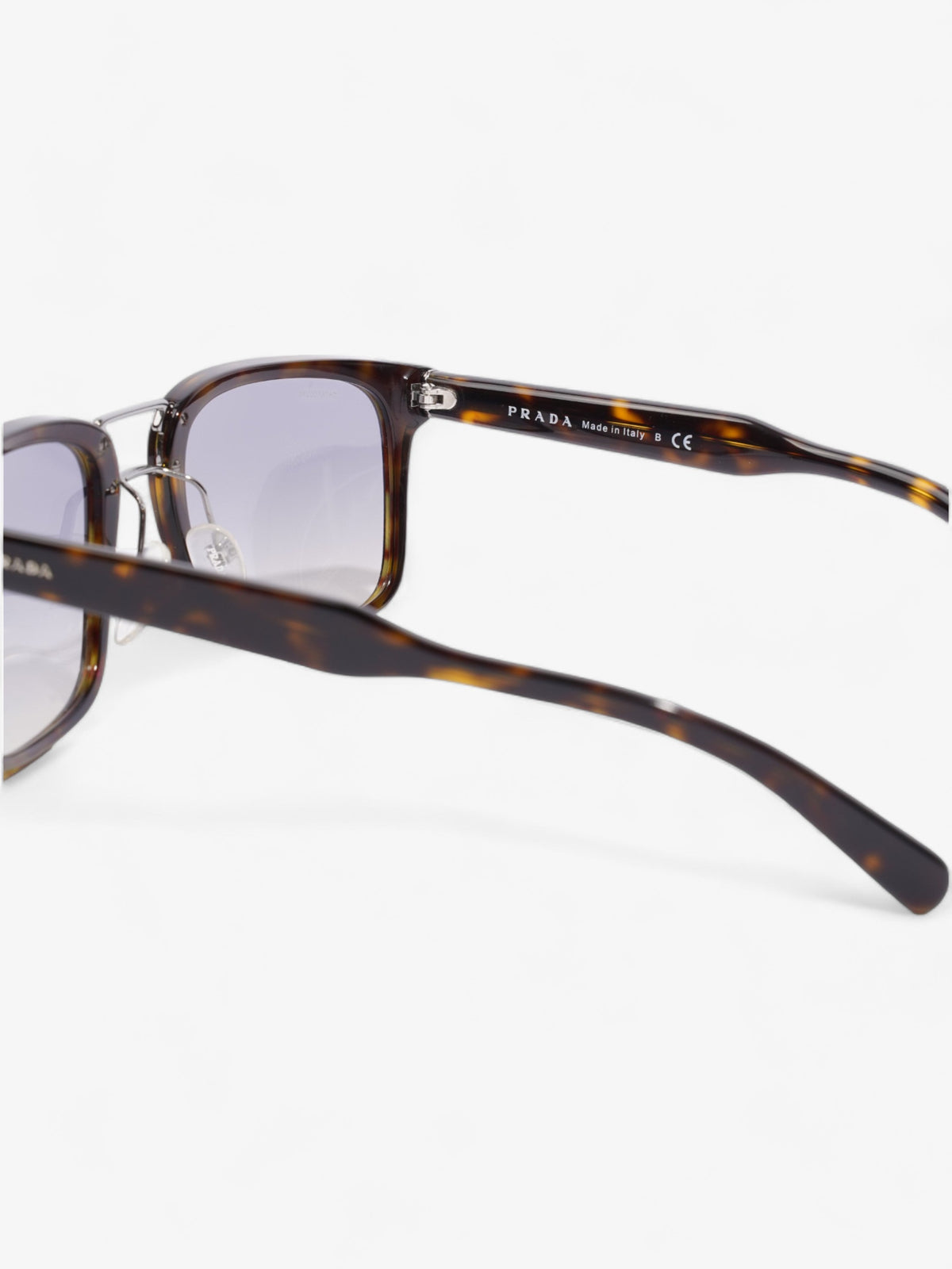 Prada Square Sunglasses Brown  Acetate 145mm