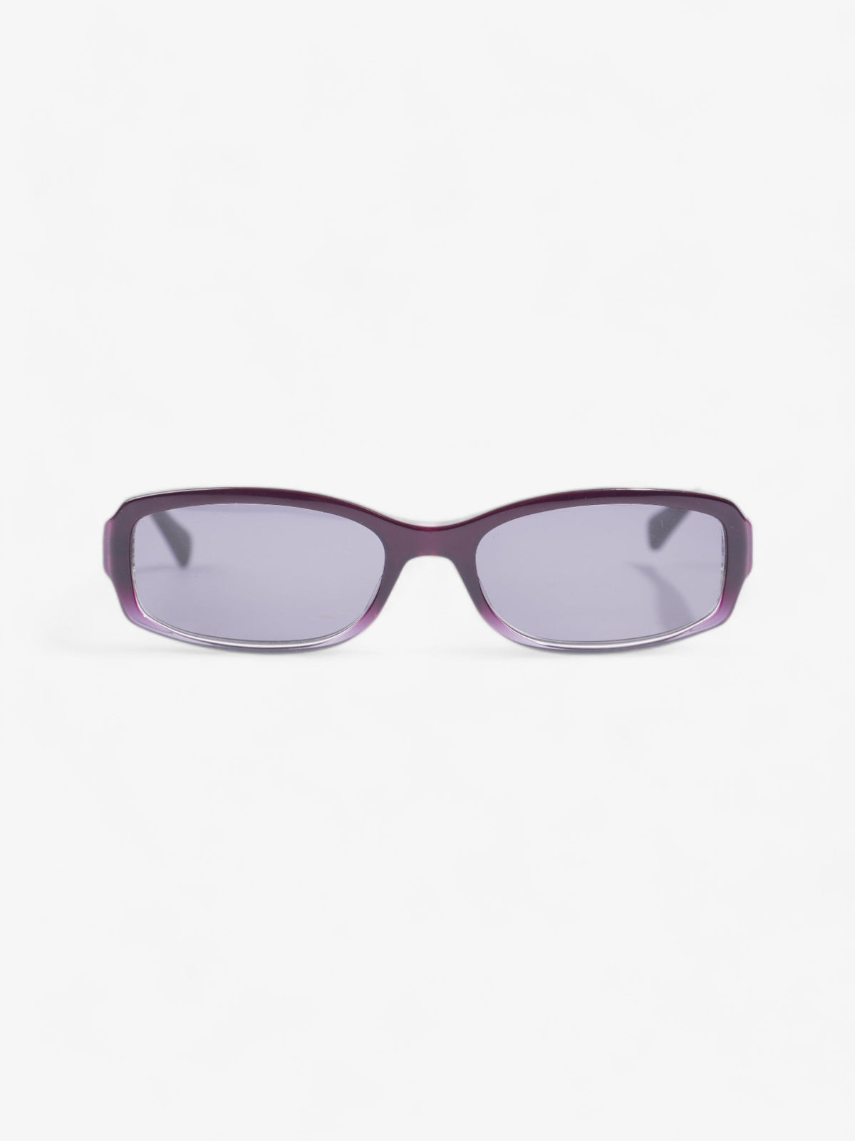 Prada Small Frame Sunglasses Black / Purple Acetate 135mm