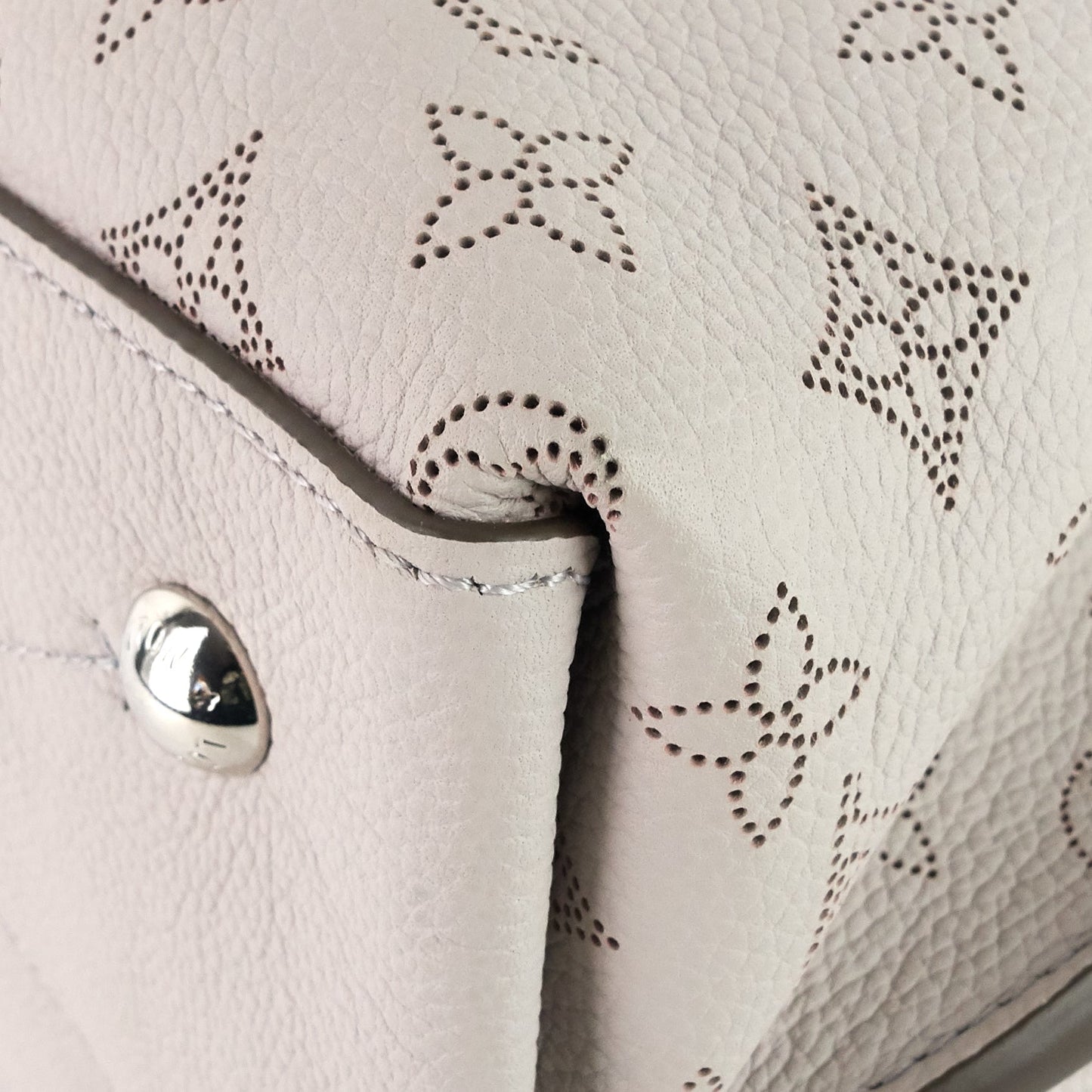 LOUIS VUITTON Muria Mahina Calfskin Hobo Bag