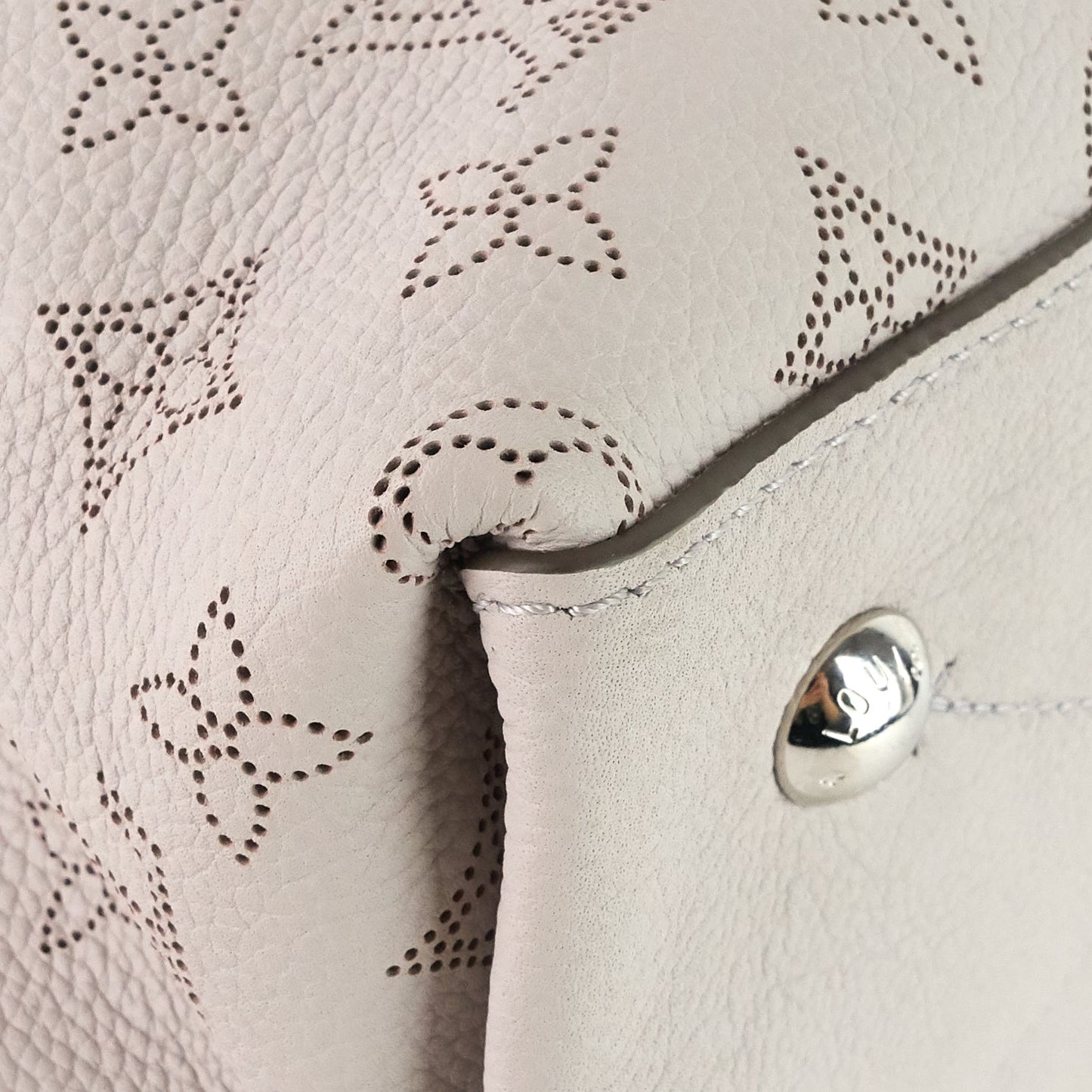 LOUIS VUITTON Muria Mahina Calfskin Hobo Bag