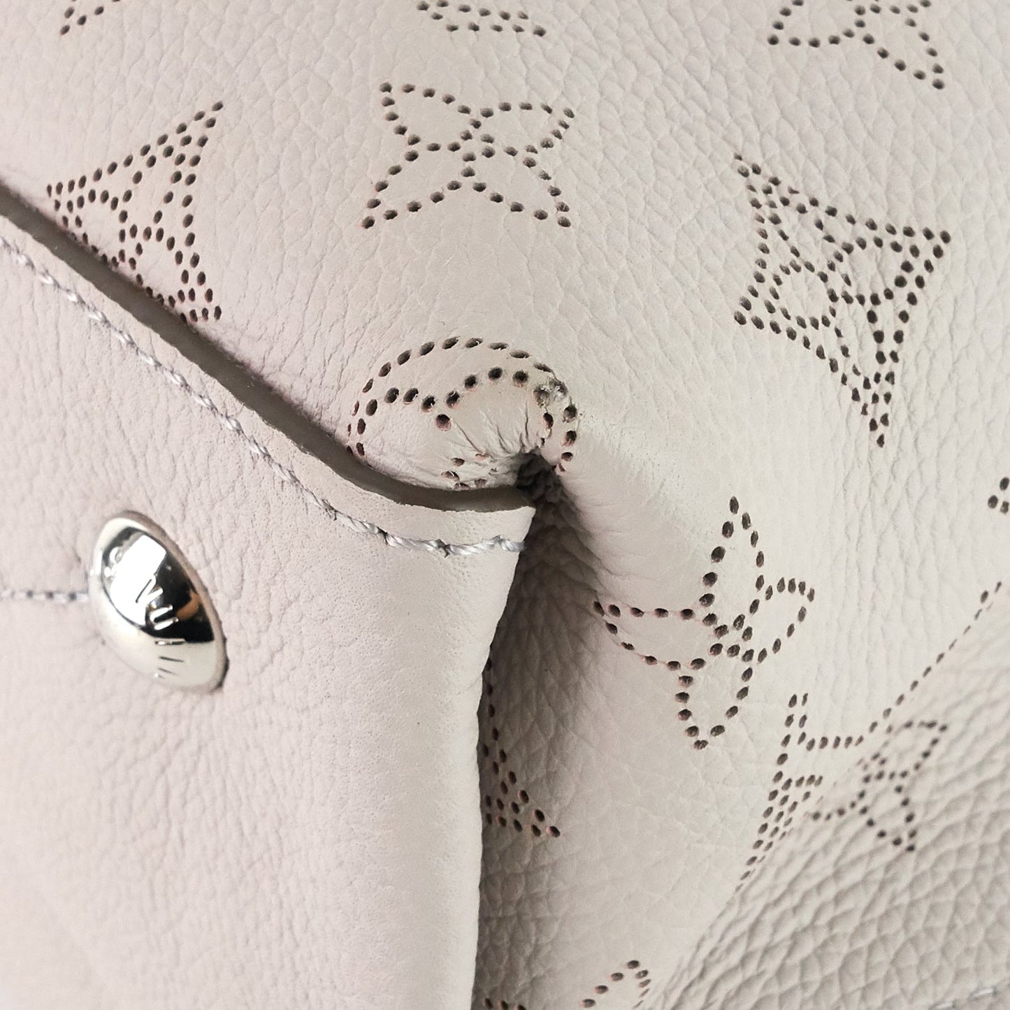 LOUIS VUITTON Muria Mahina Calfskin Hobo Bag