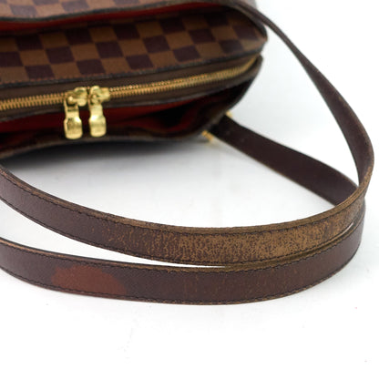 LOUIS VUITTON Belem MM Damier Ebene Canvas Bag