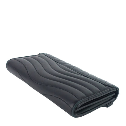 LOUIS VUITTON New Wave Calfskin Leather Long Wallet Bag
