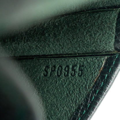 LOUIS VUITTON Green Taiga Leather Pen Holder
