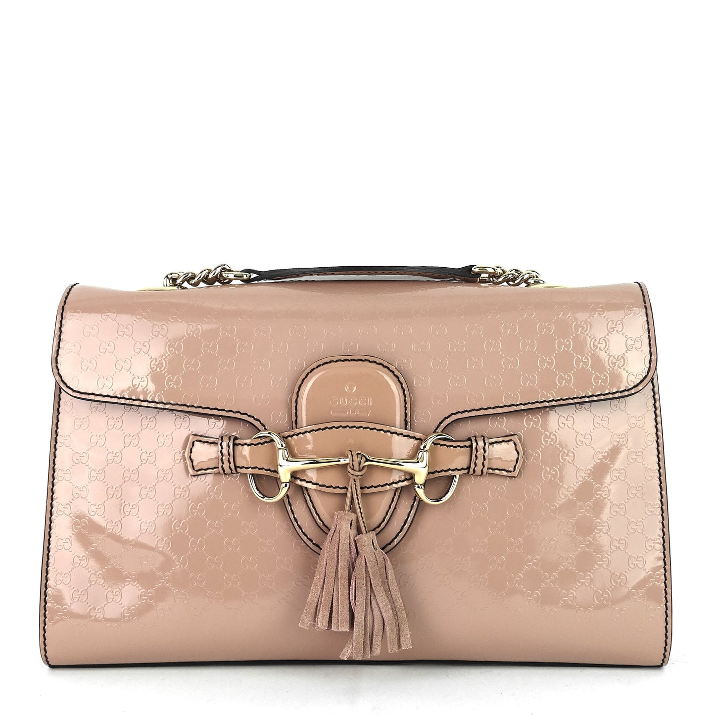 Emily Micro Guccissima Patent Leather Bag