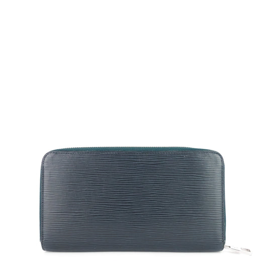LOUIS VUITTON Zippy Navy Blue Epi Leather Organizer Wallet