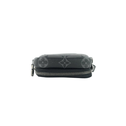 LOUIS VUITTON Double Phone Eclipse Reverse Canvas Pouch