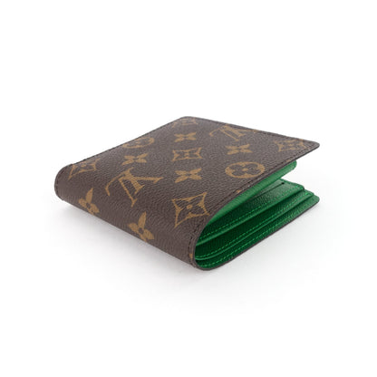LOUIS VUITTON Marco My LV Heritage Monogram Canvas Wallet