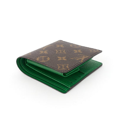 LOUIS VUITTON Marco My LV Heritage Monogram Canvas Wallet
