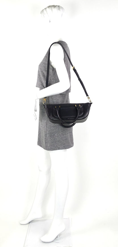 LOUIS VUITTON Dhanura Black Epi Leather Handbag