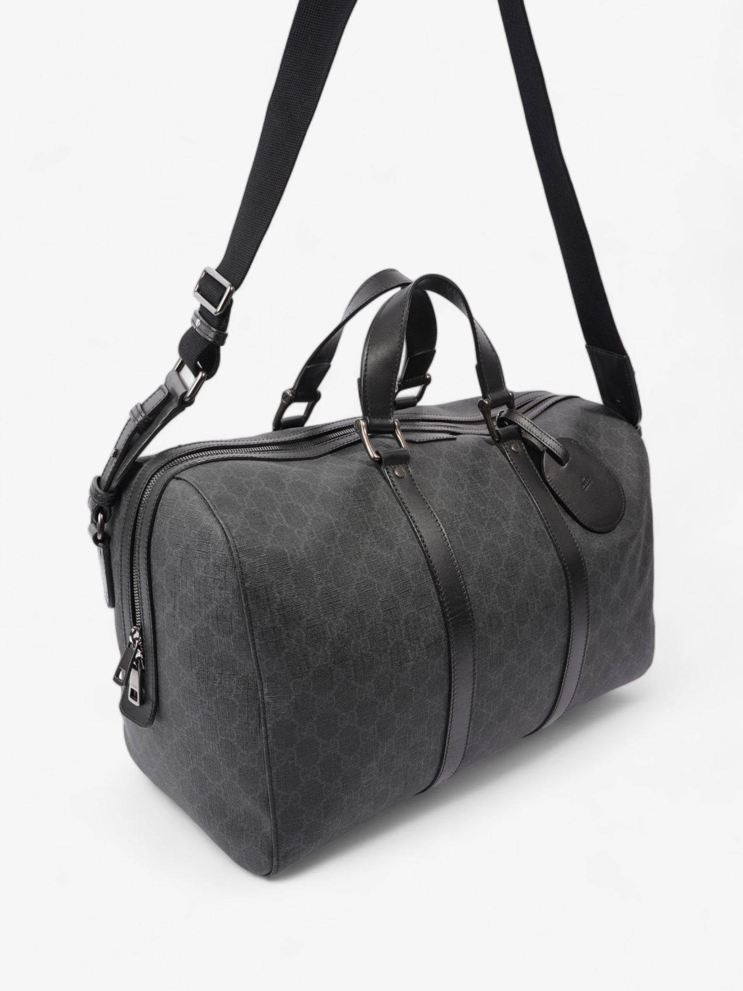Gucci Carry-On Duffle Black GG Supreme Coated Canvas