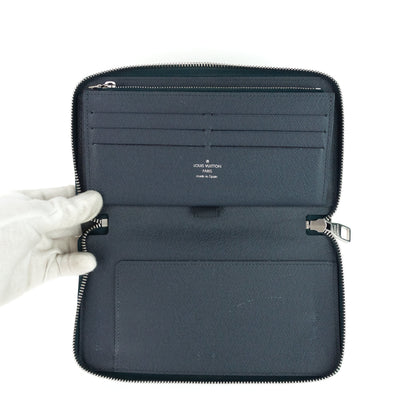 LOUIS VUITTON Zippy Navy Blue Epi Leather Organizer Wallet
