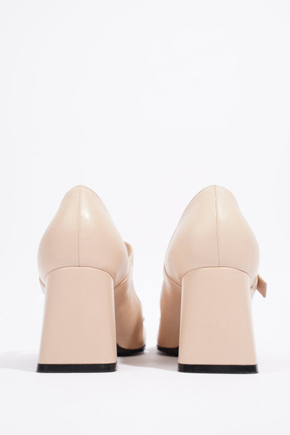 Gucci Horsebit Pump Nude Leather EU 36 UK 3