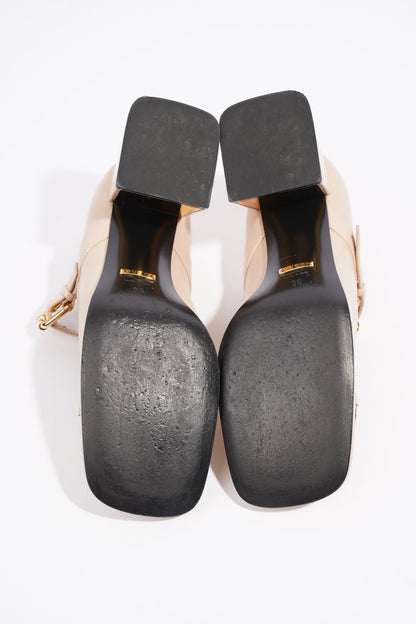 Gucci Horsebit Pump Nude Leather EU 36 UK 3