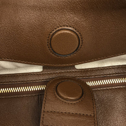 Brown Gucci GG Canvas Horsebit 1955 Tote Bag