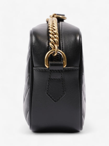 Gucci GG Marmont Black Matelasse Leather Mini
