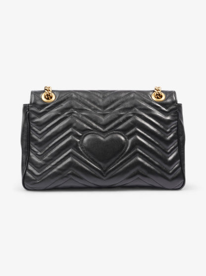 Gucci GG Marmont Black Matelasse Leather Medium
