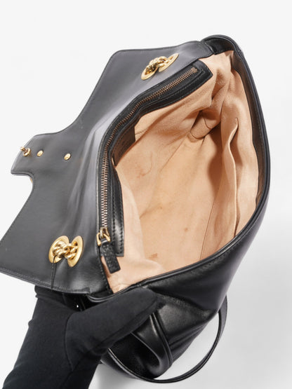 Gucci GG Marmont Black Matelasse Leather Medium