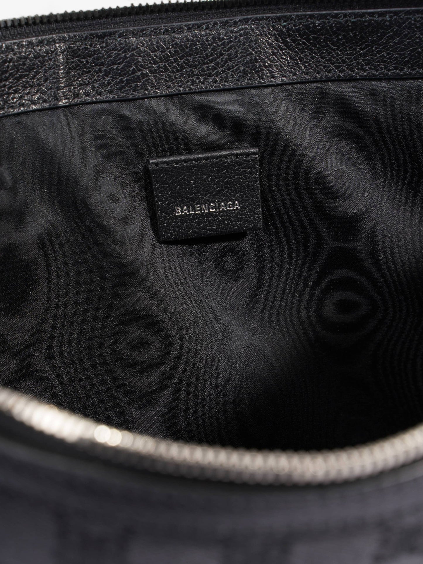 Gucci x Balenciaga The Hacker Project Laptop Pouch Black / Blue And Red Stripe Canvas