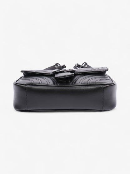 Gucci GG Marmont Black Matelasse Leather Mini