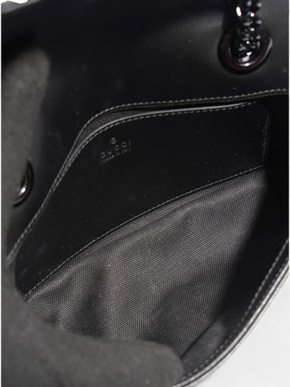 Gucci GG Marmont Black Matelasse Leather Mini