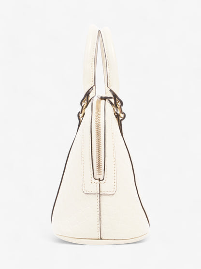 Gucci GG Dome White Guccissima Leather