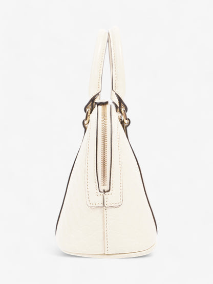 Gucci GG Dome White Guccissima Leather