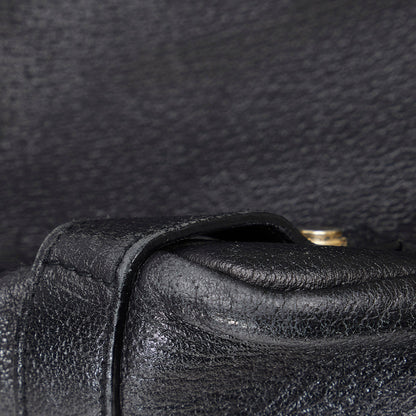 Black Gucci Leather Abbey Tote
