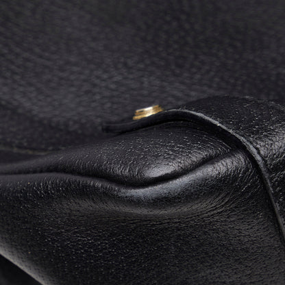 Black Gucci Leather Abbey Tote