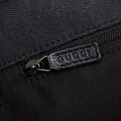 Black Gucci Leather Abbey Tote