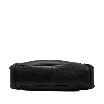 Black Gucci Leather Abbey Tote