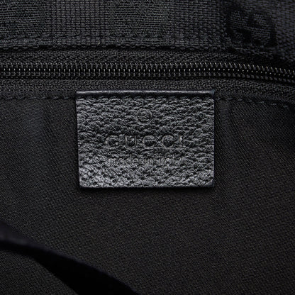 Black Gucci Leather Abbey Tote
