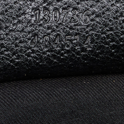 Black Gucci Leather Abbey Tote
