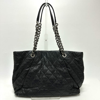 Chanel 30 Leather Black Shoulder Bag 9