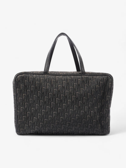 Christian Dior Trotter Handbag Black Dior Oblique Canvas