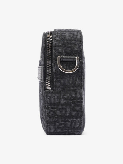 Christian Dior Safari Messenger Bag Navy / Black Canvas