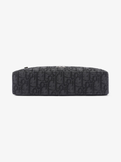 Christian Dior Safari Messenger Bag Navy / Black Canvas