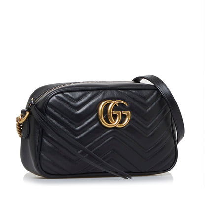 Gucci GG Marmont Small Black Matelassé