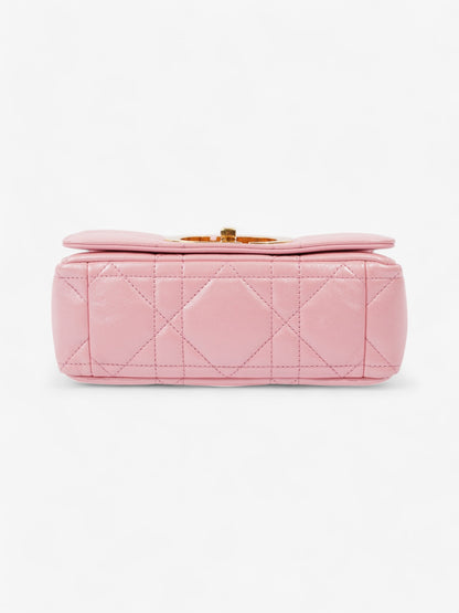Christian Dior Caro Pink Lambskin Leather Small