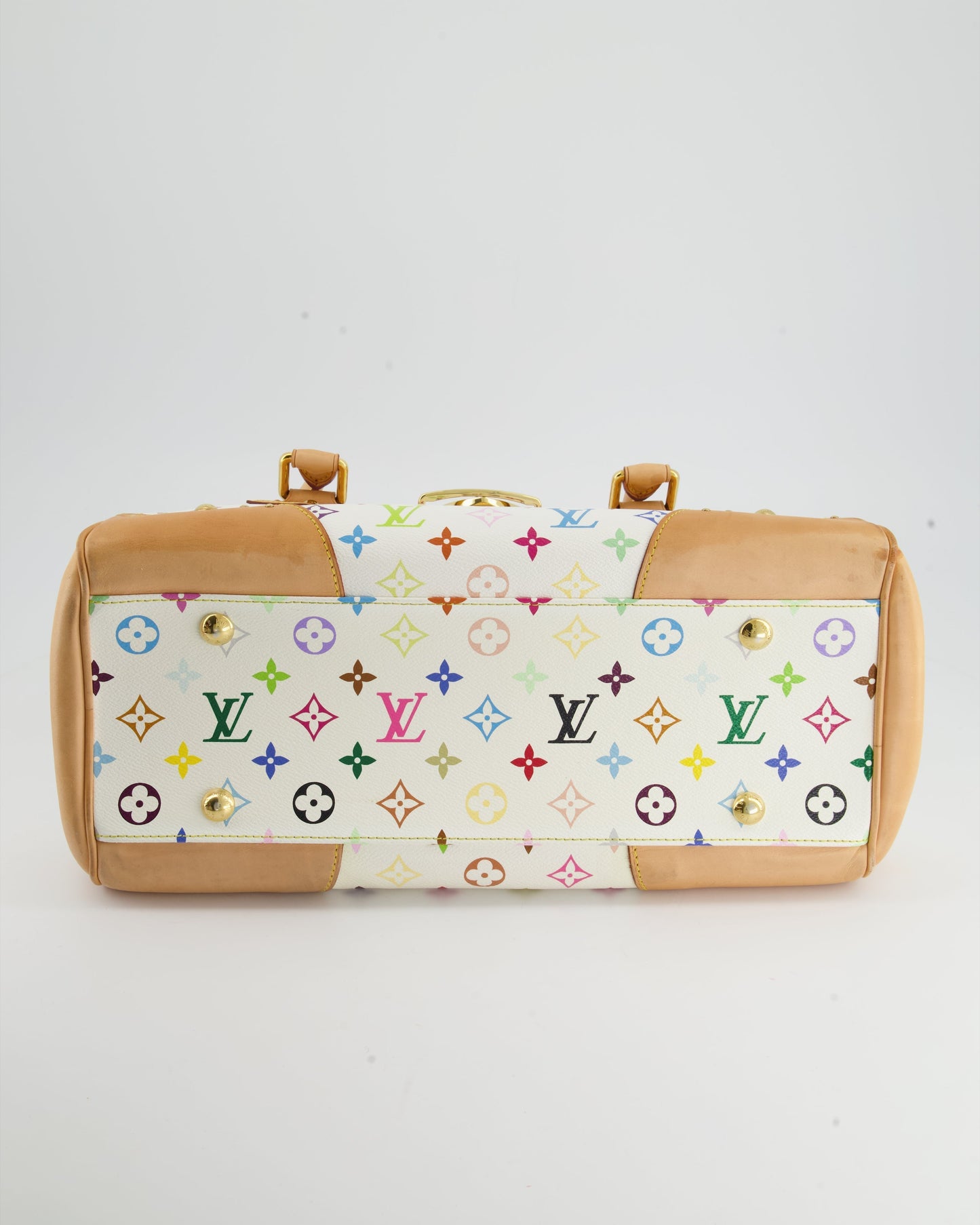 Louis Vuitton Monogram Multicolour Murakami Beverly GM Bag with Gold Hardware
