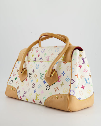 Louis Vuitton Monogram Multicolour Murakami Beverly GM Bag with Gold Hardware