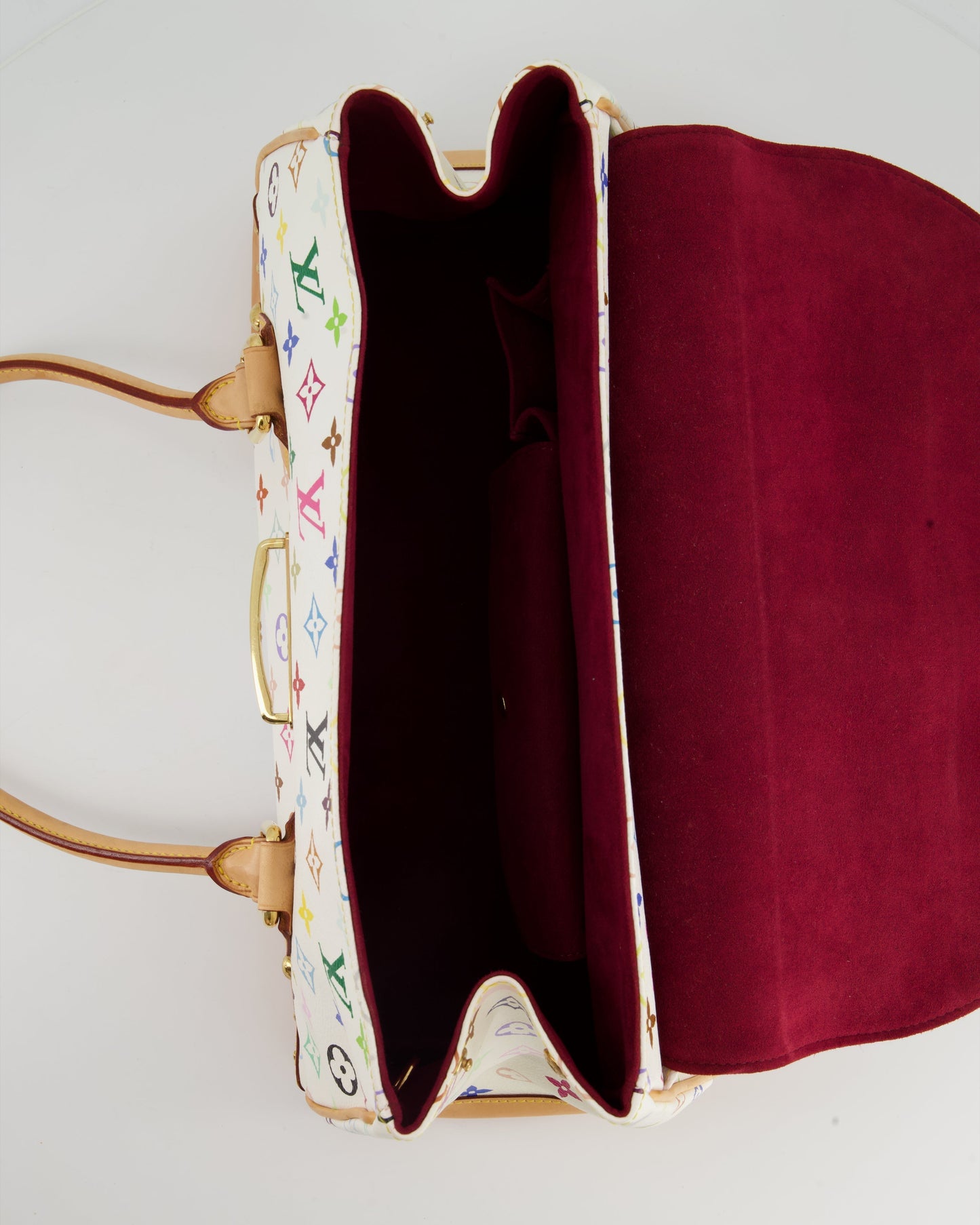 Louis Vuitton Monogram Multicolour Murakami Beverly GM Bag with Gold Hardware