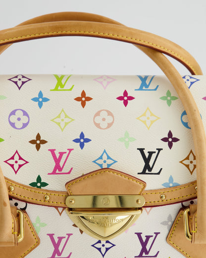 Louis Vuitton Monogram Multicolour Murakami Beverly GM Bag with Gold Hardware