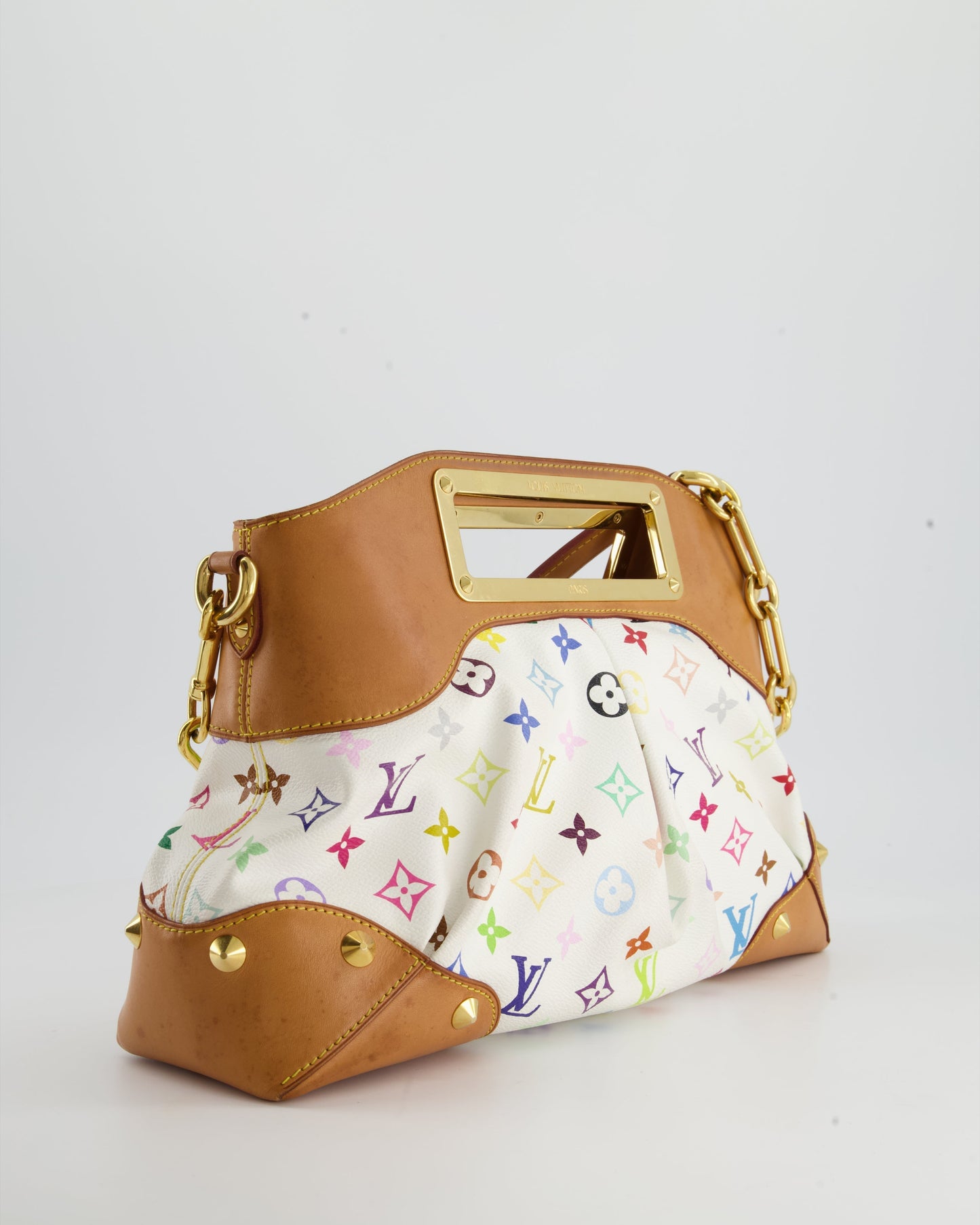 Louis Vuitton Murakami Monogram Multicolour Judy Bag with Gold Hardware
