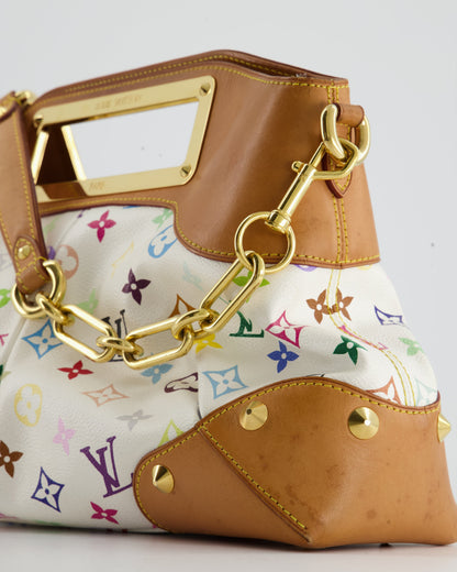 Louis Vuitton Murakami Monogram Multicolour Judy Bag with Gold Hardware
