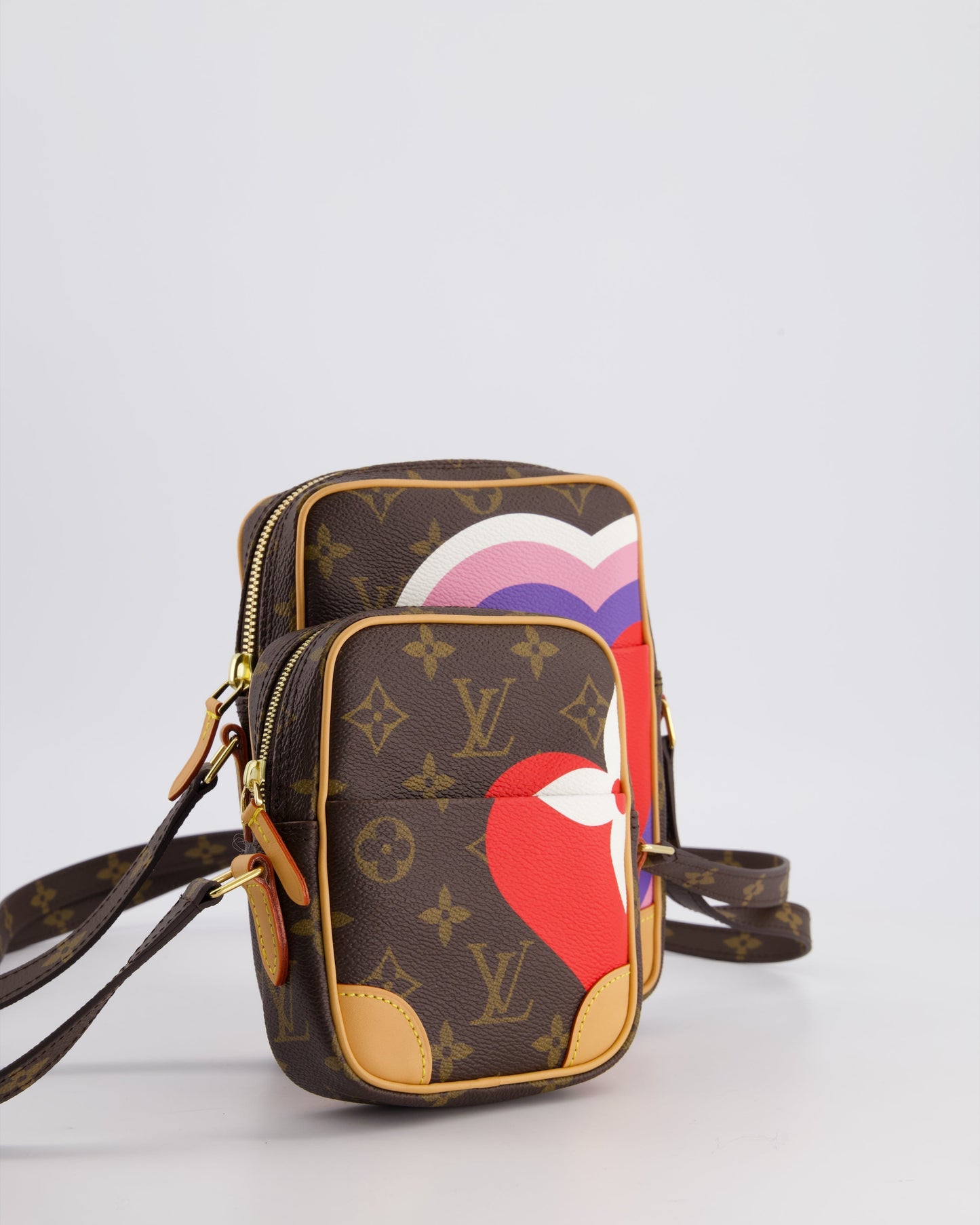 Louis Vuitton Monogram Game On Panam Set Shoulder Bag with Gold Hardware