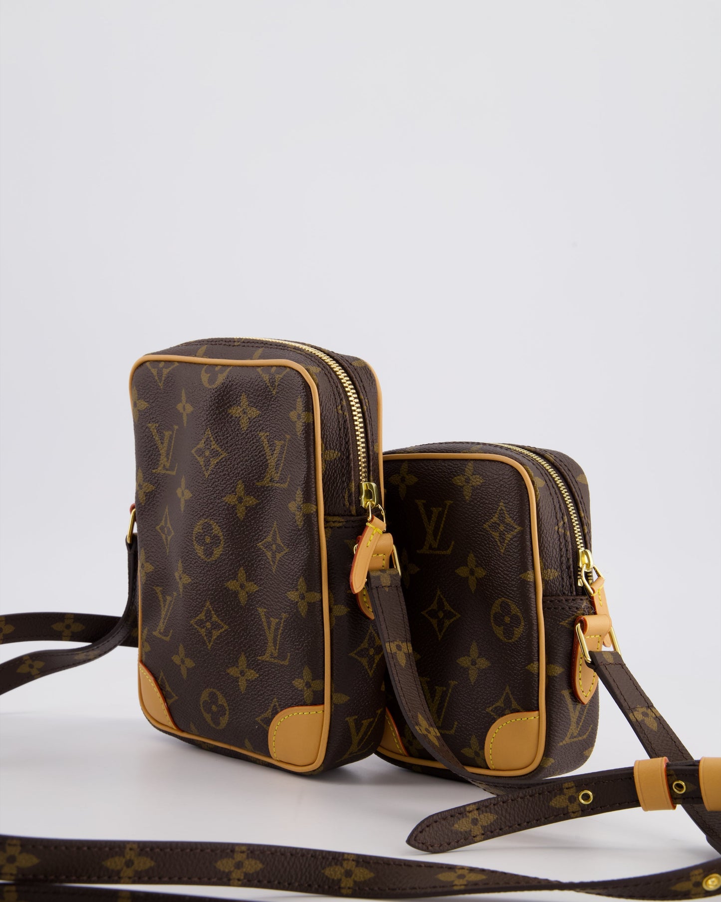Louis Vuitton Monogram Game On Panam Set Shoulder Bag with Gold Hardware